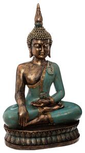 Figurina Buddha, decorațiune din polirasină, înălțime 72,5 cm