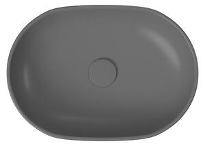 Cersanit Moduo, chiuveta blat 50x35,5x15 cm, antracit mat, K116-107
