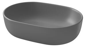 Cersanit Moduo, chiuveta blat 50x35,5x15 cm, antracit mat, K116-107
