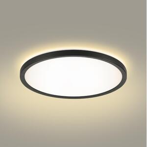 Plafonieră LED pentru baie Brilagi ULTRA SLIM LED/18W/230V d. 30 cm negru IP54