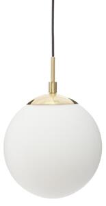 Lampă rotundă DRIS, bilă albă, Ø 20 cm