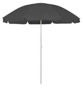 Umbrelă de plajă, antracit, 240 cm