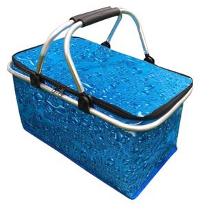 Cos termo pliabil pentru picnic COOLANZA, albastru