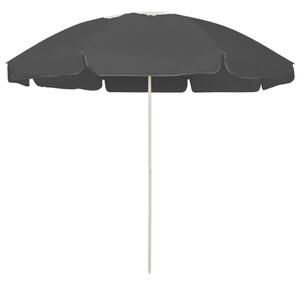 Umbrelă de plajă, antracit, 240 cm