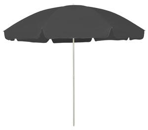 Umbrelă de plajă, antracit, 300 cm