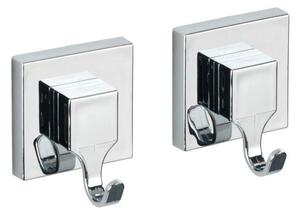 Set 2 umerase pentru baie SQUARE , Vacuum-Loc, Wenko