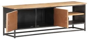 Comodă TV, 120x30x40 cm, lemn masiv de acacia