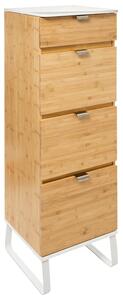 Comoda pentru cosmetice Levia cu oglinda, H130 cm