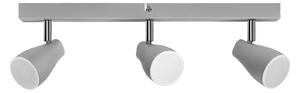 OSRAM Spot de tavan PEAR, gri, 3 becuri, GU10-LED 2.700 K, Gri, Plastic