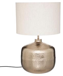 Lampa cu abajur Kais bej, baza metalica, inaltime 52 cm