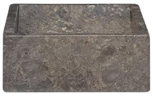 Chiuvetă, gri extralucios, 45x30x12 cm, marmură
