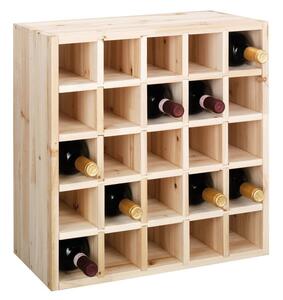 Raft din lemn pentru vinuri, 25 sticle, ZELLER