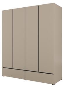 Dulap de haine Crossroad S20 (congo + negru). Promo -18%. 1118244