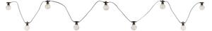 Instalație LED decorativă de exterior Globo 34090N ALMAGA 10xLED/0,27W/230V 7,5 m IP44