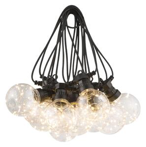 Instalație LED decorativă de exterior Globo 34090N ALMAGA 10xLED/0,27W/230V 7,5 m IP44