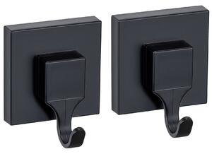 Set 2 carlige pentru prosoape QUADRO, montaj fara gaurire