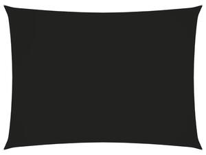 Parasolar, negru, 2,5x4 m, țesătură oxford, dreptunghiular