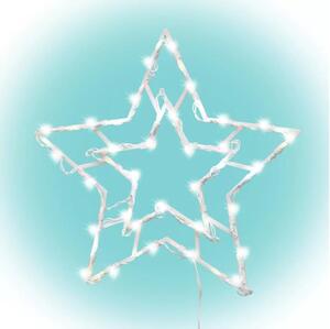 Decorațiune LED de Crăciun de fereastră 35xLED/230V IP44 alb cald