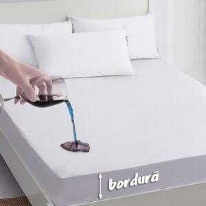 Protectie saltea frotir bumbac 100% impermeabila, 80x200cm