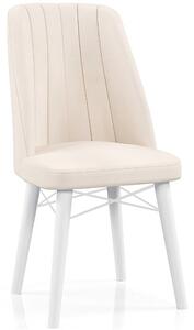 Scaun Babyface Madrid Crema Picioare Albe