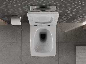 Mexen Vera vas de toaletă Rimless cu capac slim cu închidere lentă, duroplast, Albă - 30164000