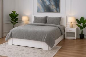 Lenjerie De Pat Dublu Cocolino Moale si Pufoasa- 200X220 Cm