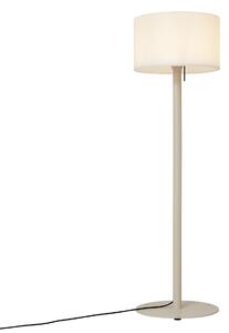 Lampă scandinavă de exterior bej cu abajur alb IP44 - Mississippi