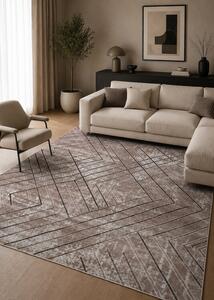 Covor Sufragerie Dormitor, Model Mira 24135 120, Maro 50x80
