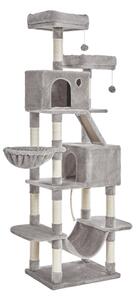 Copac pentru pisici PANTHER, 60x50x206cm, gri Feandrea