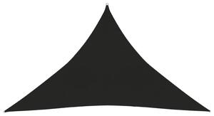 Pânză parasolar, negru, 3,5x3,5x4,9 m, HDPE, 160 g/m²