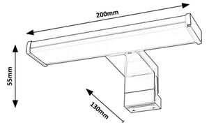 Aplică LED pentru oglindă de baie Rabalux 75039 LEVON LED/4W/230V IP44