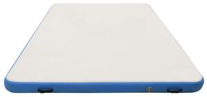 Punte plutitoare gonflabilă, albastru și alb, 200x150x15 cm