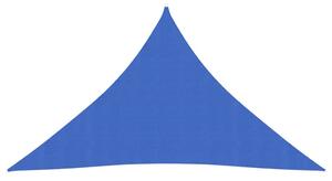 Pânză parasolar, albastru, 3,5x3,5x4,9 m, HDPE, 160 g/m²