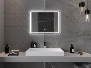 Mexen Zusa oglindă iluminată de baie 80 x 60 cm, LED 6000K, anti aburire - 9808-080-060-611-00