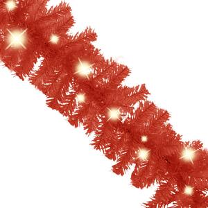 Ghirlandă de Crăciun cu lumini LED, roșu, 5 m
