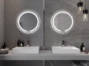 Mexen Rose oglindă iluminată de baie 60 x 60 cm, LED 6000K, anti aburire - 9810-060-060-611-00