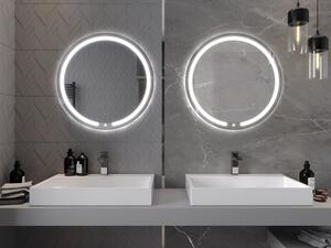 Mexen Rose oglindă iluminată de baie 70 x 70 cm, LED 6000K, anti aburire - 9810-070-070-611-00
