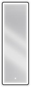 Mexen Coro, oglinda baie LED cu iluminare din spate si rama neagra 50x150 cm, 6000K, anti-aburire, 9817-050-150-611-70