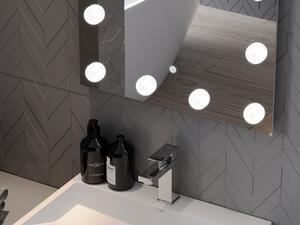 Mexen Dona oglindă iluminată de baie 80 x 60 cm, LED 6000K, anti aburire - 9818-080-060-611-00