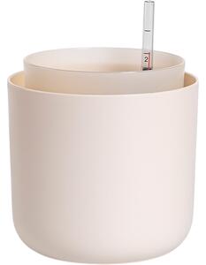 Ghiveci cu auto-irigare Plastia Tolita, bej, diam. 16 cm, diam. 16 cm