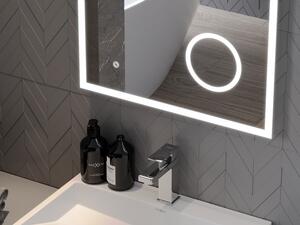 Mexen Kala oglindă iluminată de baie cu oglindă cosmetică 60 x 80 cm, LED 6000K, anti aburire - 9820-060-080-611-00