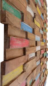 Panouri de placare pereți, 10 buc., 1,03 m², lemn masiv de tec