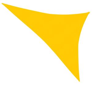 Pânză parasolar, galben, 3x4x5 m, HDPE, 160 g/m²