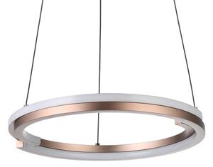 Eglo 901826 - Lustră LED dimabilă pe cablu MEZZOMONTE 2xLED/20W/230V bronz + telecomandă