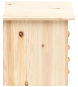 Căsuță de lilieci, 30x20x38 cm, lemn masiv de brad