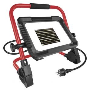 Proiector LED cu stativ ELION LED/100W/230V 4000K IP65 roșu/negru