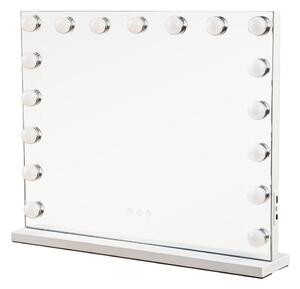 Brilagi - Oglindă de machiaj LED reglabilă HOLLYWOOD LED/15W/230V 60x50 cm albă