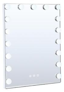 Brilagi - Oglindă pentru machiaj LED HOLLYWOOD, cu reglare a intensității, LED/15W/230V, 55x70 cm, albă