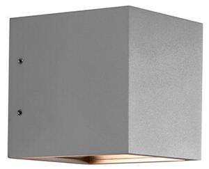 Light-Point - Cube LED Aplica de Exterior XL 3000K Down Silver