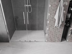 Mexen Velar Duo ușă de duș culisantă 140 cm, transparent, Crom - 871-140-000-02-01